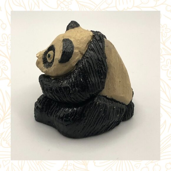 Vintage Artesania Rinconada Panda Figurine - Uruguay Animal - Picture 2 of 6